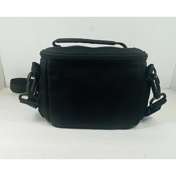Case Logic Small Camera Camcorder Bag 8”x6”x4”Handle Strap Padded Black Gray EUC - Picture 2 of 7